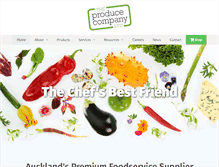 Tablet Screenshot of produce.co.nz